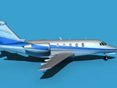 Cessna Citation 650 III V02 3D model