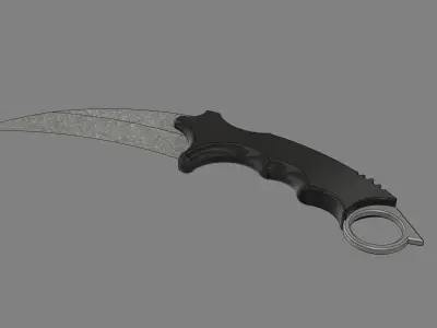 karambit 3D model purchase