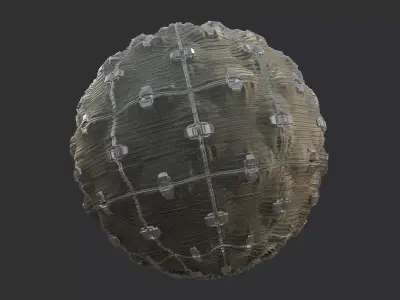 Sci-Fi Military Seamless PBR Texture 79 Texture