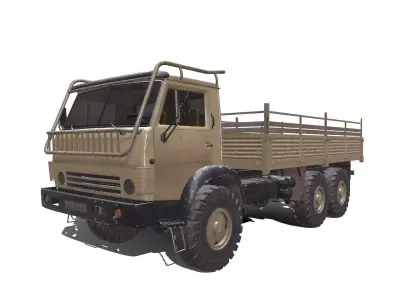 Military Truck Low-poly PBR Low-poly 3D model