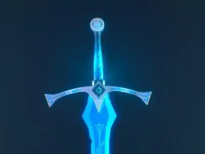 Sword that glows 3D model