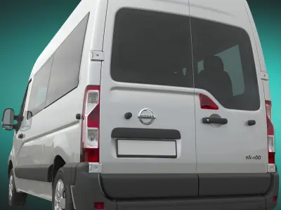 Nissan NV400 Minibus L2H2 3D model