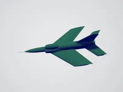 Military airplane jet plane model  Free 3D model