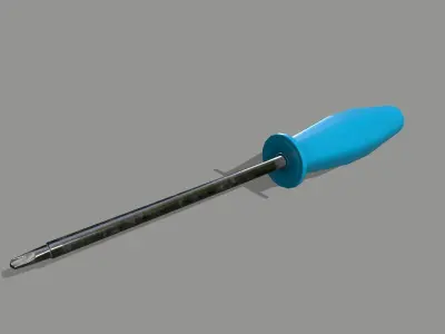 screwdriver Low-poly 3D model 47