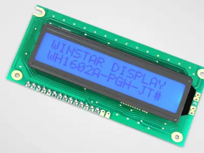 Liquid Crystal Display Screen Component 3D model from CGTrader