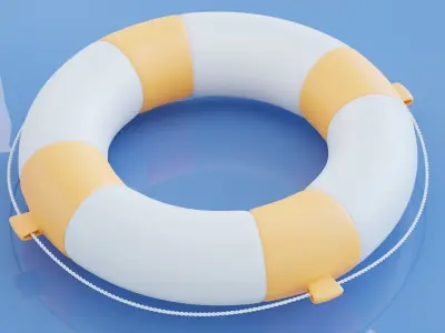 Rescue Buoy 3D model