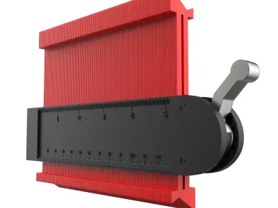 Contour Gauge 3D Model 3D model