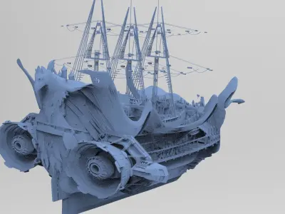 Airship Base 1 3D model