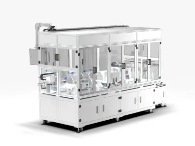 Automatic Soft Pack Battery Welding Line 3D model