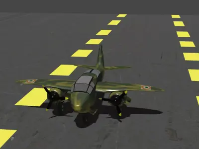 Aircraft Z2157 plane 3D model
