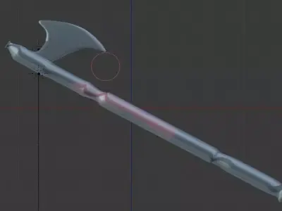 mele axe Free low-poly 3D model