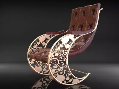 Antique chair 3D model