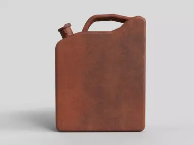 Realistic Gas Can Low-poly 3D model