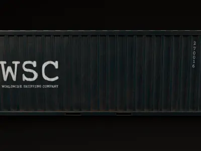 Shipping Container 3D model 3D model