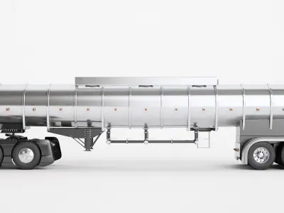  Semi Truck Generic Fuel Tank Trailer 02 