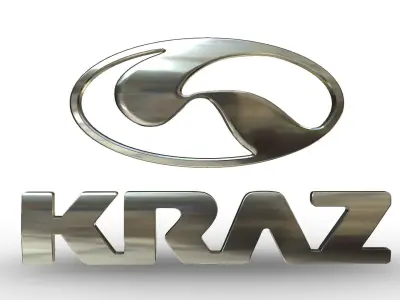 kraz logo 3D model