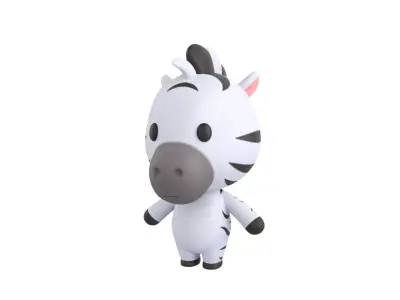 Character032 Zebra 3D model