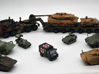 The Wiesel military tracked vehicle of the German Bundeswehr 3D model