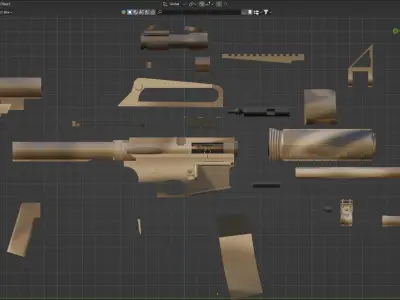 Car 15 Blood diamond Build Free 3D model