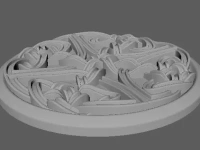 rosette celtic knot 3D model