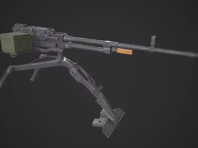 KORD Machine Gun 3D model
