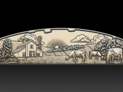 Farm Scene 3D print model