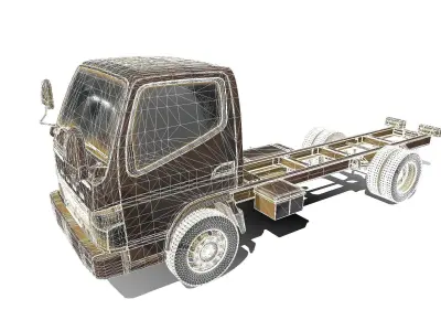 Truck2 rusty truck 3D model