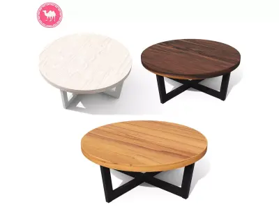 Toba Coffee Table Low-poly 3D model