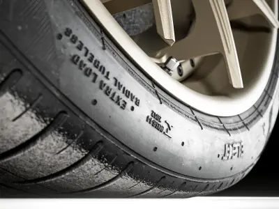Pirelli P ZERO PZ4 295 35 R23 3D model