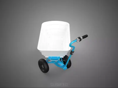 POWER ASSISTED ELECTRIC HAND PALLET TRUCK PLATFORM OUTDOOR CART 3D model