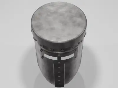 Crusader helmet 3D model