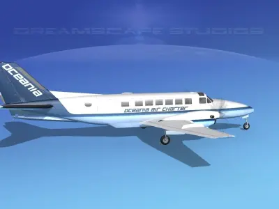 Beechcraft B99 Oceania Express 3D model