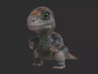 Dino Rexy Low-poly 3D model