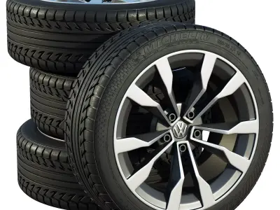Volkswagen wheels 3D model