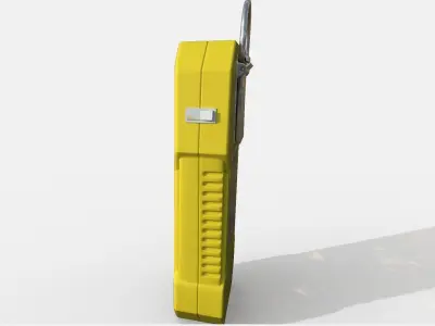 Gas Detector Low-poly 3D model buy