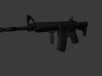 AssaultRifle ar - rifle Free low-poly 3D model