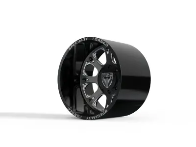 REAR SPECIALITY FORGED D002  WHEEL 3D MODEL 3D model