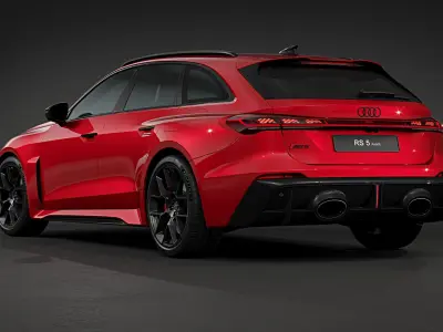 2027 Audi RS5 Avant 3D model purchase