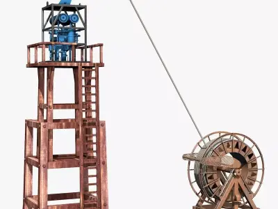 Industrial Equipment Set 3D model