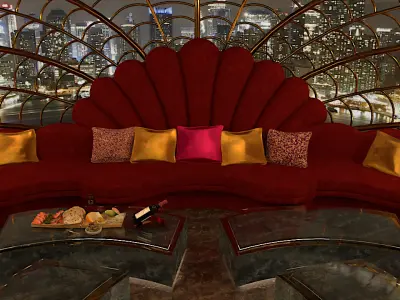 Private Wine Room 3D model