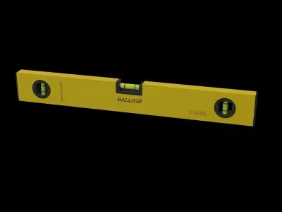 Spirit Level Low-poly 3D model get