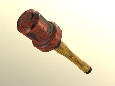 Hand Grenade Low-poly 3D model get