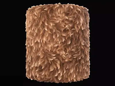 Fur Substance PBR Material and Textures Texture