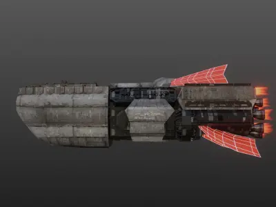Hutt heavy Cruiser 2 3D model