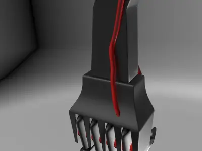 LEG OF A ROBOT Free 3D model