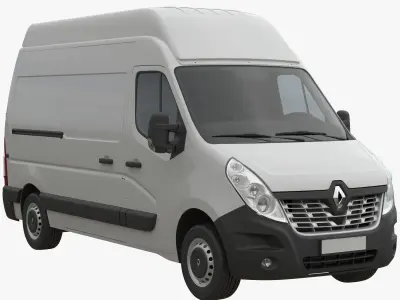 Renault Master 2015  PanelVan L2H3 3D model