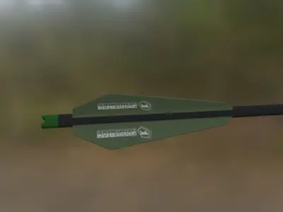 bolt arrow 4 Low-poly 3D model