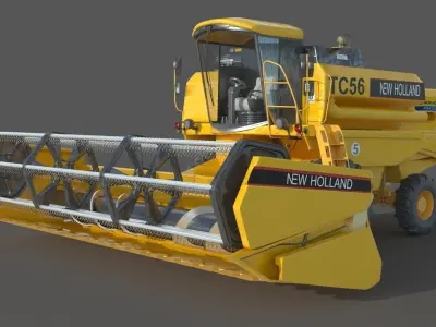  New Holland TC59 Harvester 3D model