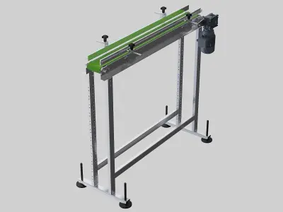 PVC Belt Conveyor 3D model