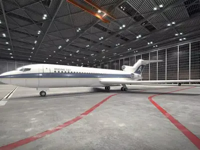 Boeing 727 3D model purchase